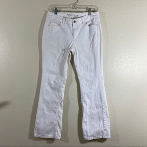 White House Black Market Jeans 8S White Straight leg Jeans